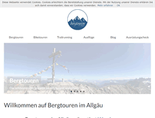 Tablet Screenshot of bergtouren-im-allgaeu.de